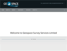 Tablet Screenshot of geospacesurvey.com